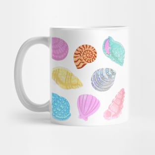 Glitter Seashells Mug